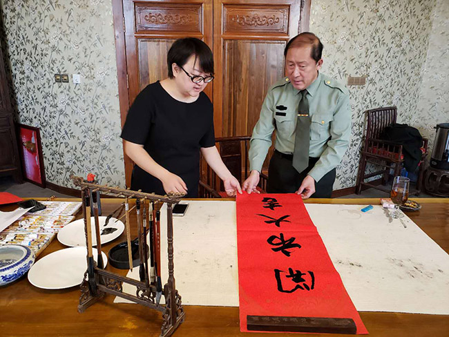 戴吉阳在工作中