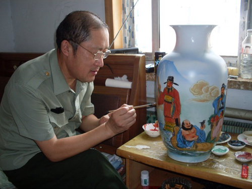 戴吉阳的瓷器作品
