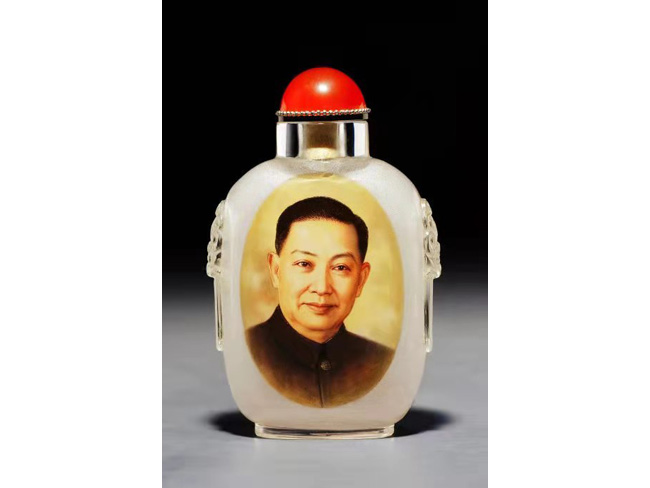 水晶内画作品