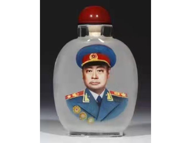 水晶内画作品