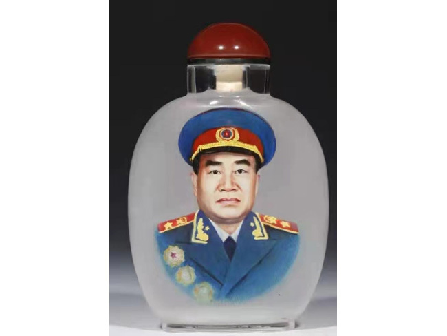 水晶内画作品