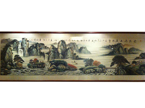 戴吉阳山水国画作品