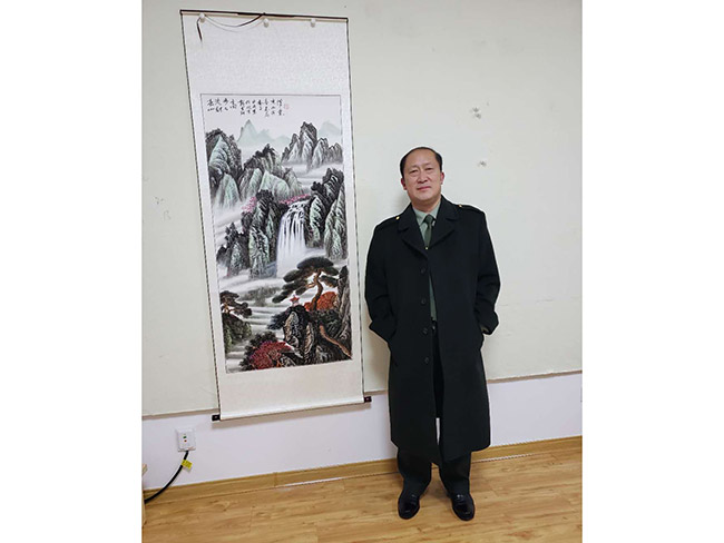 戴吉阳的山水国画