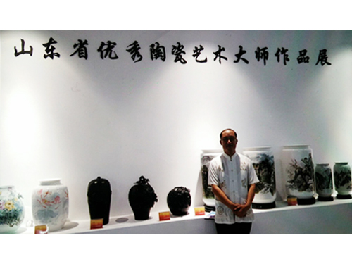 戴吉阳的金丝陶瓷作品