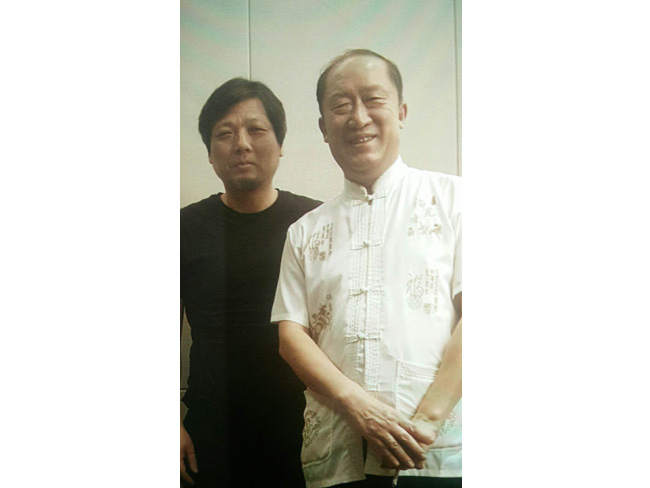 戴吉阳与浙江美院教授
