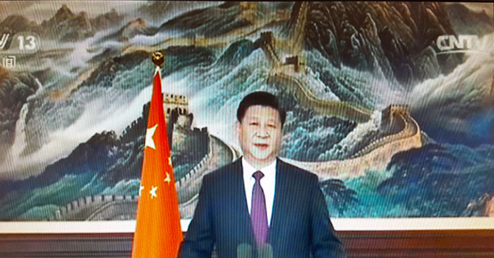 戴吉阳的国画长城作品