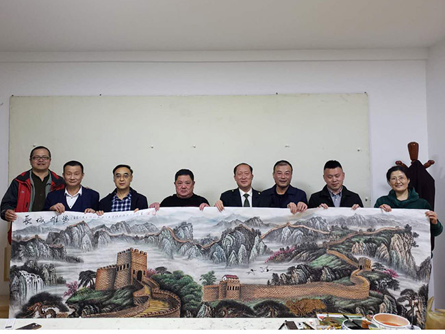 戴吉阳的国画长城