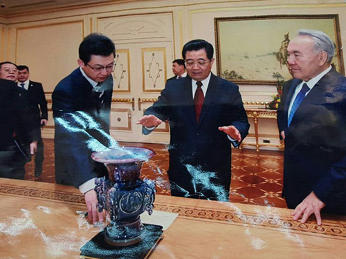 戴吉阳的青花作品