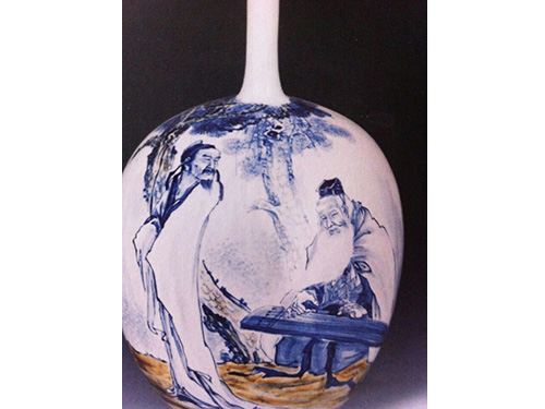 戴吉阳的青花作品