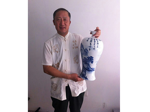 戴吉阳的青花作品