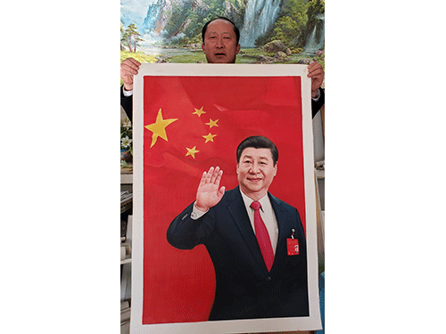 一带一路论坛赠送給外国政要的习近平油画肖像