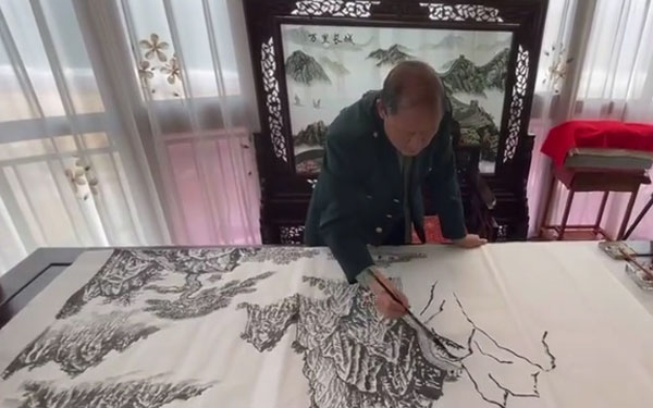 华人频道采访戴吉阳工作节目，全球中国人的频道，讲叙中国艺术家的艺術人生！