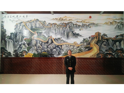 戴吉阳大型陶瓷壁画作品