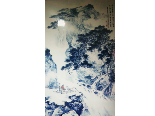 戴吉阳青花瓷版画