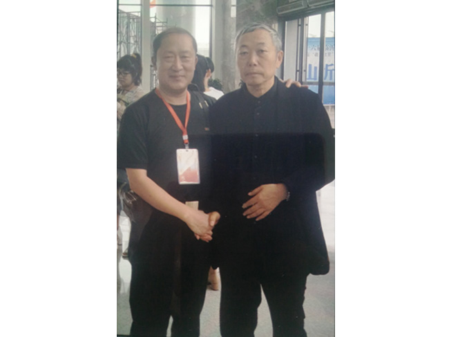 戴吉阳与中国美协副主席李翔在一起