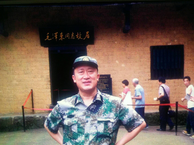 戴吉阳在湖南毛泽东故居