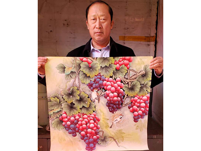 戴吉阳工笔画作品