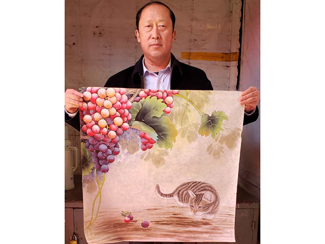 戴吉阳工笔画作品