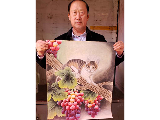 戴吉阳工笔画作品