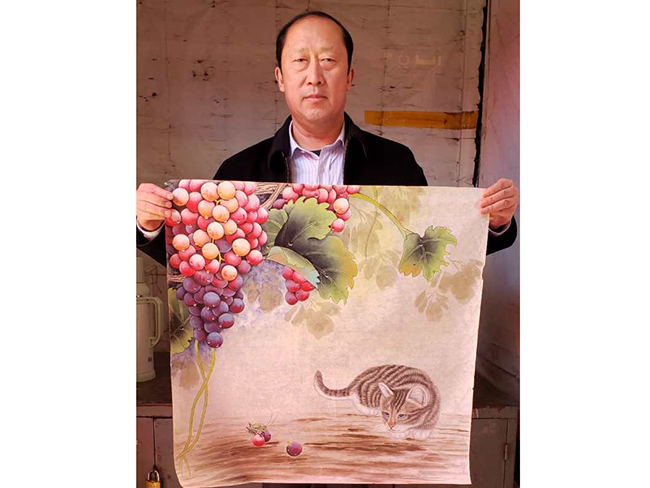 戴吉阳工笔画作品