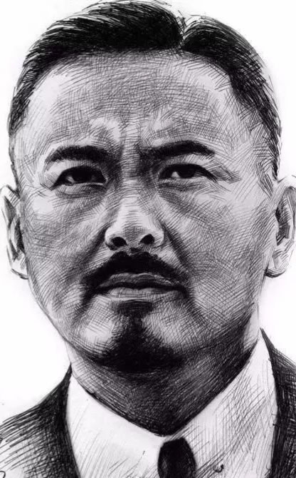 戴吉阳为名人画像