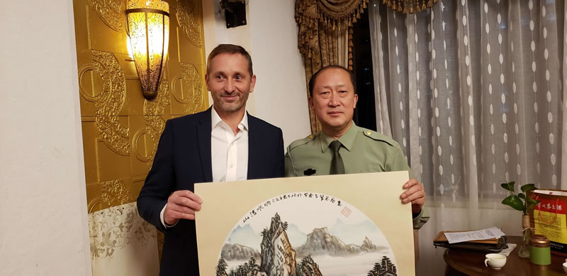 戴吉阳与名人合影