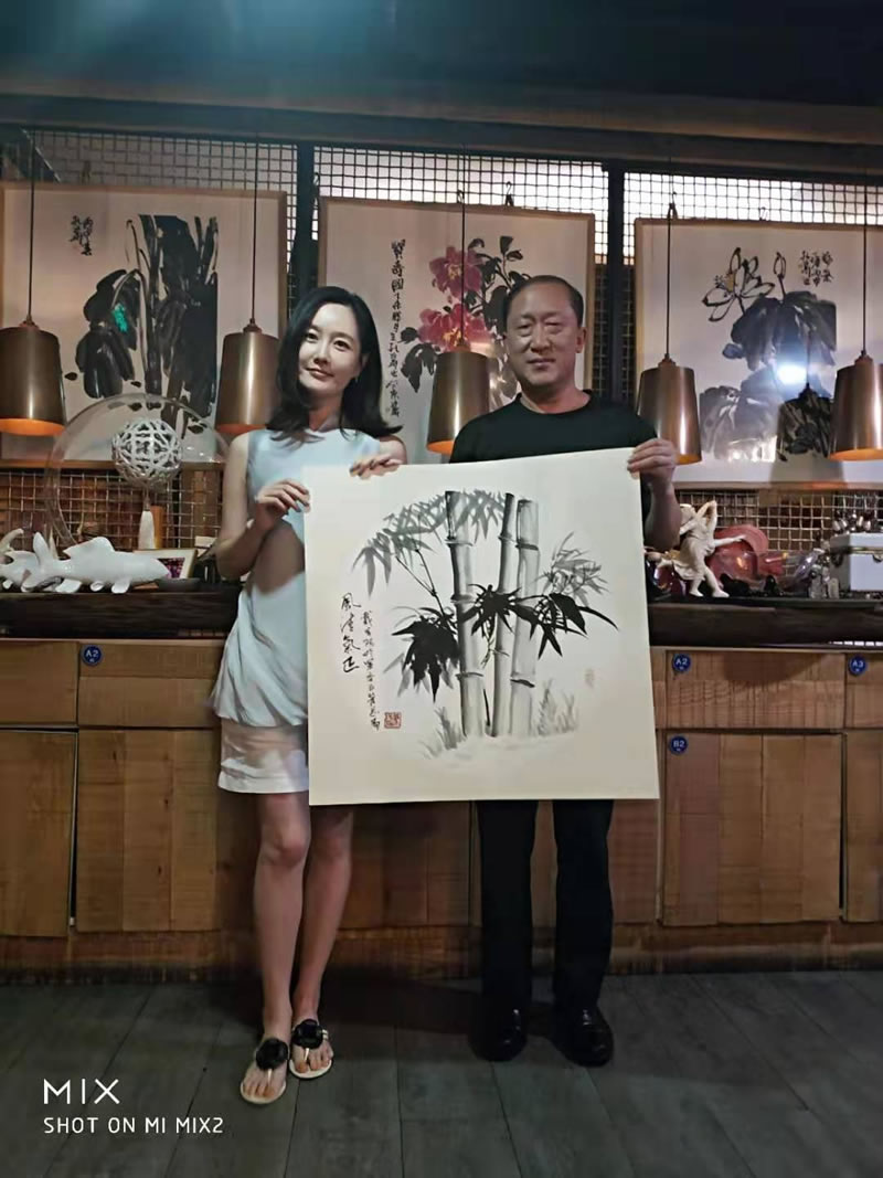戴吉阳与名人合影