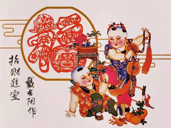 戴吉阳牛画掛历作品欣賞