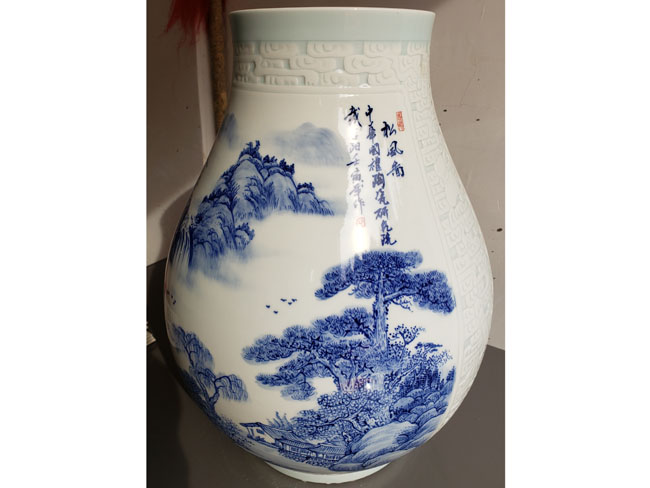 戴吉阳的青花作品