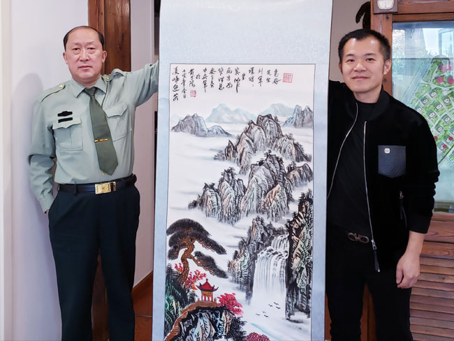 戴吉阳的山水国画